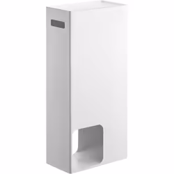 Yamazaki - Tour de rangement pour papier toilette - L23 cm - Blanc