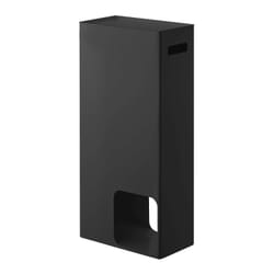 Yamazaki Toilettenpapierständer gross TOWER Noir Acier inoxydable Rangement de salle de bain