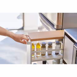 Yamazaki 3627 étagère et rangement pour salle de bain Blanc Acier, Bois - Vue supplémentaire 7