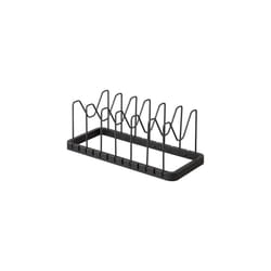 Yamazaki - Rangement poêles et couvercles extensible en acier - Noir