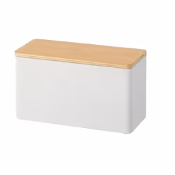 Yamazaki 4808, Boîte de rangement, Blanc, Bois, Rectangulaire, Contre-plaqué, Acier, Monochromatique, Intérieure