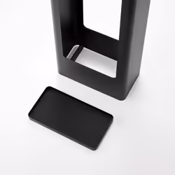 Yamazaki 4929 Porte-parapluies Silicone, Acier Noir - Vue supplémentaire 7