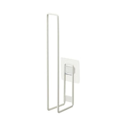 Yamazaki - Porte papier toilettes avec ventouse - H25 cm - Blanc