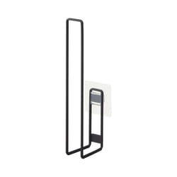 Yamazaki - Porte papier toilettes avec ventouse - H25 cm - Noir