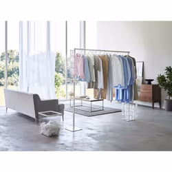 Yamazaki 6619 porte-manteaux Colonne Blanc