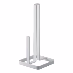 Yamazaki Porte-serviettes en papier, Support de papier toilette sur table, Blanc, Acier, Pas de motif, 1 pièce(s), 110 mm