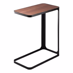 Yamazaki 7203, Bout de canapé, Forme rectangulaire, 2 pieds, Marron