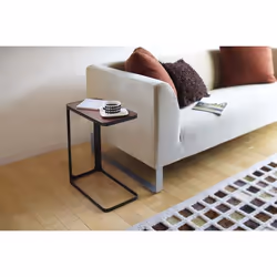 Yamazaki 7203 Bout de canapé Forme rectangulaire 2 pieds
