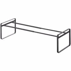 Découvrez notre Etagère à chaussures extensible noire 1 niveau - L41 cm, elle est idéale pour les petits espaces. Extensible, ...
