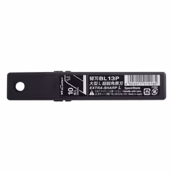 NT Cutter BL13P, 10 pièce(s), 18 mm, 0,5 mm, 100 mm, Noir
