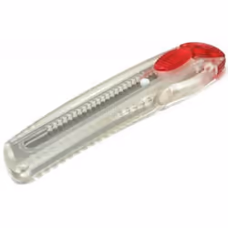 NT Cutter iL 120 P boŒtier en plastique rouge-transparent 0000000 Noir