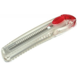 NT Cutter iL 120 P boŒtier en plastique rouge-transparent 0000000 Noir