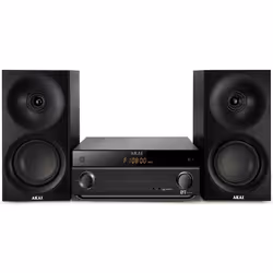 Micro-Chaîne HiFi AKAI AM-301K - Lecteur CD MP3 Bluetooth - Tuner FM digital - 40W - USB - Garantie 1 an