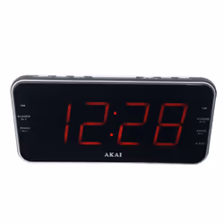 Akai ACR-3899 Radio portable Horloge Numérique Noir