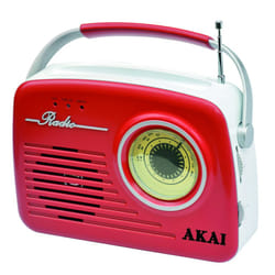 Akai APR-11RRED Radio portable Analogique Rouge