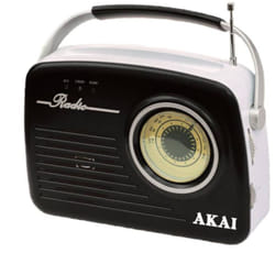 Akai APR-11BBLK Radio portable Analogique Noir