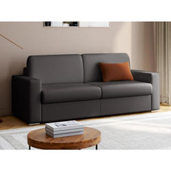 Vente-unique CALITO lit sofa 4 siège(s) Noir