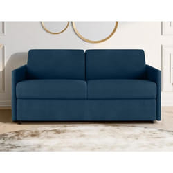 Vente-unique CALIFE lit sofa 3 siège(s) Bleu