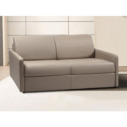 Vente-unique CALIFE lit sofa 3 siège(s) Taupe