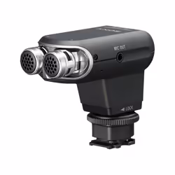 Sony ECM-XYST1M, Microphone de caméscope, Avec fil, Noir