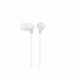 Sony MDR-EX15AP, Avec fil, 8 - 22000 Hz, Appels/Musique, 3 g, Casque, Blanc