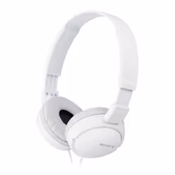 Sony MDR-ZX110, Avec fil, 12 - 22000 Hz, Musique, 120 g, Écouteurs, Blanc