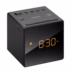 Sony ICF-C1, Horloge, AM, FM, 87,5 - 108 MHz, 531 - 1602 kHz, 0,1 W, 6,6 cm