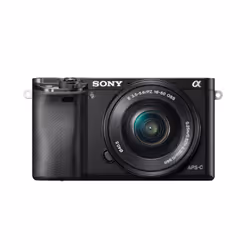 Sony ILCE-6000L, 24,3 MP, 6000 x 4000 pixels, CMOS, Full HD, 285 g, Noir