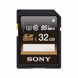 Sony SF-32UZ, 32 Go, SDHC, Classe 10, 95 Mo/s, Noir