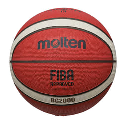 Molten B6G2000 ballon de basket Intérieure et extérieure Rouge, Blanc
