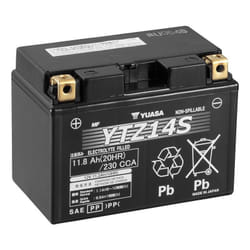 Yuasa YTZ14S batterie de véhicule Mat de verre absorbé 11,8 Ah 12 V 230 A Moto