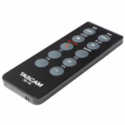 Tascam RC-10, Avec fil, Appuyez sur les boutons, Noir