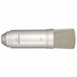 Tascam TM-80, Microphone de studio, 20 - 20000 Hz, 1000 Ohm, 38 mV/Pa, Or, 1,8 m