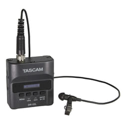 Tascam DR-10L dictaphone Carte flash Noir