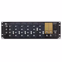 Tascam MZ-372, 5 canaux, Grille de montage, 35 W, Noir, Or