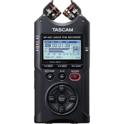 Tascam DR-40X dictaphone Carte flash Noir