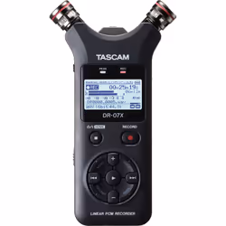 Tascam DR-07X dictaphone Carte flash Noir