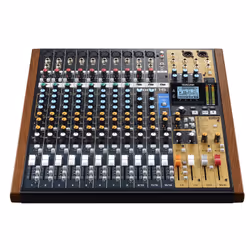 Tascam MODEL 16 table de mixage audio 16 canaux 20 - 30000 Hz Noir, Or, Bois - Vue supplémentaire 5