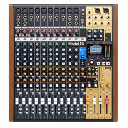 Tascam MODEL 16 table de mixage audio 16 canaux 20 - 30000 Hz Noir, Or, Bois - Vue supplémentaire 6