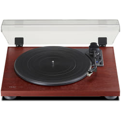 TEAC TN-180BT-A3 Tourne-disque entraîné par courroie Noir, Cerise Semi-automatique