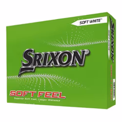 Boîte de 12 Balles de Golf Srixon Soft Feel Blanche New