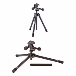 Velbon 455, 3 pieds, Noir, 162 cm, 1,44 kg