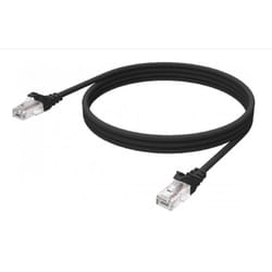 Vision TC-1MCAT6-BL câble de réseau Noir 1 m Cat6 U/UTP (UTP)
