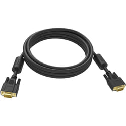 Vision TC 10MVGAP/BL câble VGA 10 m VGA (D-Sub) Noir