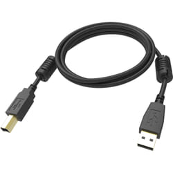Vision TC 2MUSB/BL 1 câble USB 2 m USB 2.0 USB A USB B Noir