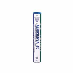 Tube de 12 volants de badminton Yonex Aerosensa 40