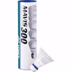 Volants Yonex mavis 300 plastique (tube de 6)