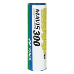 Tube de 6 volants de badminton Yonex Mavis 300