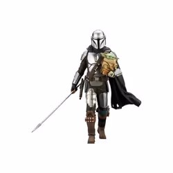 Statuette - KOTOBUKIYA - Star Wars The Mandalorian - 1/10 - Mandalorian & Grogu - 18 cm
