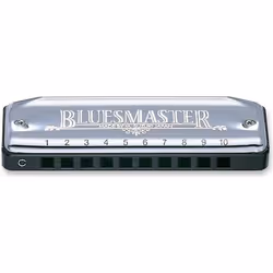 SUZUKI BLUESMASTER Harmonica diatonique en Do - Finition chromée